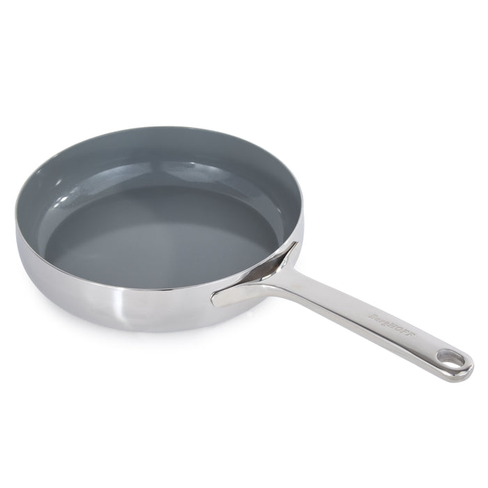 Image 7 of Belly Recycled Tri-Ply 18/10 Stainless Steel Nonstick Ceramic 9.5" Fry Pan, Stellar
