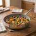 Image 1 of Belly Tri-Ply 18/10 Stainless Steel Nonstick Ceramic 11" Fry Pan, Stellar