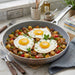 Image 3 of Belly Tri-Ply 2pc 18/10 Stainless Steel Nonstick Ceramic Fry Pan Set, Stellar