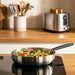 Image 6 of Belly Tri-Ply 18/10 Stainless Steel 9.5" Fry Pan, Smokey Black