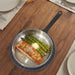 Image 8 of Belly Tri-Ply 18/10 Stainless Steel 9.5" Fry Pan, Smokey Black
