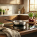 Image 9 of Belly Tri-Ply 18/10 Stainless Steel 9.5" Fry Pan, Smokey Black