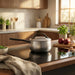 Image 2 of Belly Tri-Ply 18/10 Stainless Steel 6" Saucepan with Lid, Smokey Black