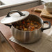 Image 3 of Belly Tri-Ply 18/10 Stainless Steel 7" Stockpot 3qt. with Lid, Smokey Black