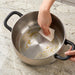 Image 5 of Belly Tri-Ply 18/10 Stainless Steel 8" Stockpot 4qt. with Lid, Smokey Black