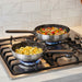 Image 9 of Belly Tri-Ply 2pc 18/10 Stainless Steel Nonstick Ceramic Fry Pan Set, Smokey Black