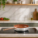 Image 3 of Belly Recycled Tri-Ply 18/10 Stainless Steel Nonstick Ceramic 9.5" Fry Pan, Warm Blush