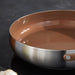 Image 7 of Belly Tri-Ply 18/10 Stainless Steel Nonstick Ceramic 11" Fry Pan, Warm Blush