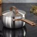 Image 1 of Belly Tri-Ply 18/10 Stainless Steel 6" Saucepan with Lid, Warm Blush