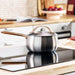 Image 7 of Belly Tri-Ply 18/10 Stainless Steel 6" Saucepan with Lid, Warm Blush