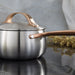 Image 8 of Belly Tri-Ply 18/10 Stainless Steel 6" Saucepan with Lid, Warm Blush