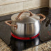 Image 4 of Belly Tri-Ply 18/10 Stainless Steel 7" Stockpot 3qt. with Lid, Warm Blush