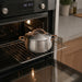 Image 3 of Belly Tri-Ply 18/10 Stainless Steel 8" Stockpot 4qt. with Lid, Warm Blush