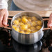 Image 8 of Belly Tri-Ply 18/10 Stainless Steel 8" Stockpot 4qt. with Lid, Warm Blush