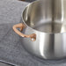 Image 4 of Belly Tri-Ply 18/10 Stainless Steel 9.5" Stockpot 7qt. with Lid, Warm Blush