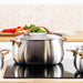 Image 7 of Belly Tri-Ply 18/10 Stainless Steel 9.5" Stockpot 7qt. with Lid, Warm Blush