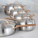 Image 8 of Belly Tri-Ply 18/10 Stainless Steel 9.5" Stockpot 7qt. with Lid, Warm Blush