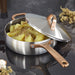 Image 8 of Belly Tri-Ply 18/10 Stainless Steel 9.5" Saute Pan 3qt. with Lid, Warm Blush