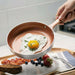 Image 5 of Belly Tri-Ply 2pc 18/10 Stainless Steel Nonstick Ceramic Fry Pan Set, Warm Blush