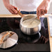 Image 3 of Belly Tri-Ply 10pc 18/10 Stainless Steel Cookware Set with Lids, Warm Blush