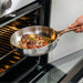Image 4 of Belly Tri-Ply 10pc 18/10 Stainless Steel Cookware Set with Lids, Warm Blush