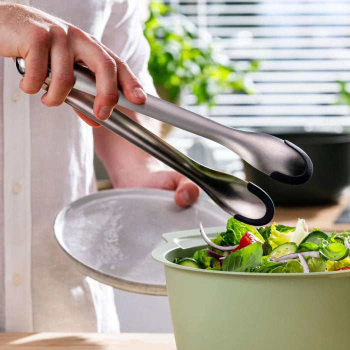 Image 5 of Nommie Stainless Steel 12" Serving Tongs