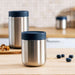 Image 2 of Nommie Stainless Steel 17oz Food Container, Navy and Steel