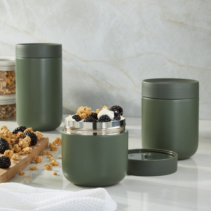 Image 2 of Nommie Stainless Steel Food Container, 12oz