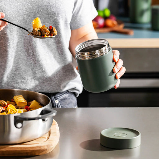 Image 2 of Nommie Stainless Steel Food Container, 17oz