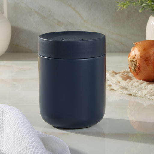 Image 1 of Nommie Stainless Steel 17oz Food Container, Navy