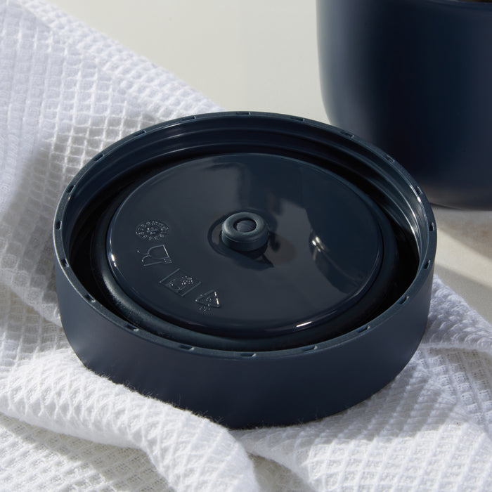 Image 5 of Nommie Stainless Steel 25oz Food Container, Navy