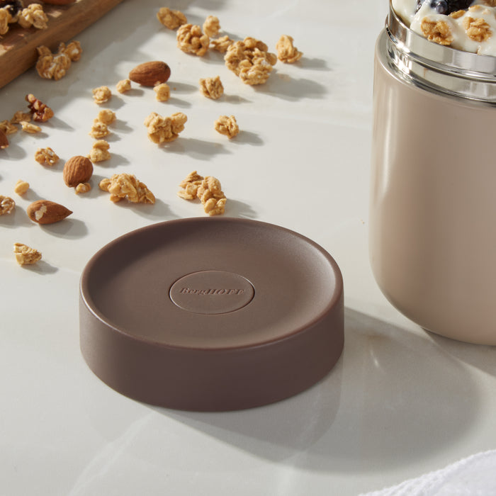 Image 4 of Nommie Stainless Steel 12oz Food Container, Sand