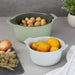 Image 6 of Nommie 3Pc Mixing Bowls and Colander Set, Green