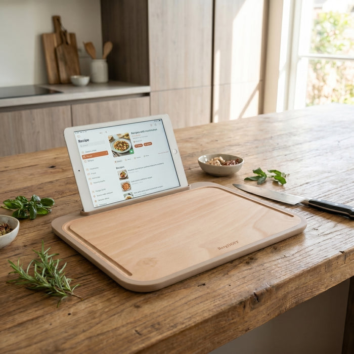 BergHOFF Elements 3pc Cutting Board with Tablet Stand, Multicolor