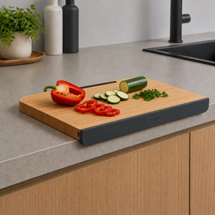 BergHOFF Elements Bamboo Cutting Board with Tablet Stand 18"