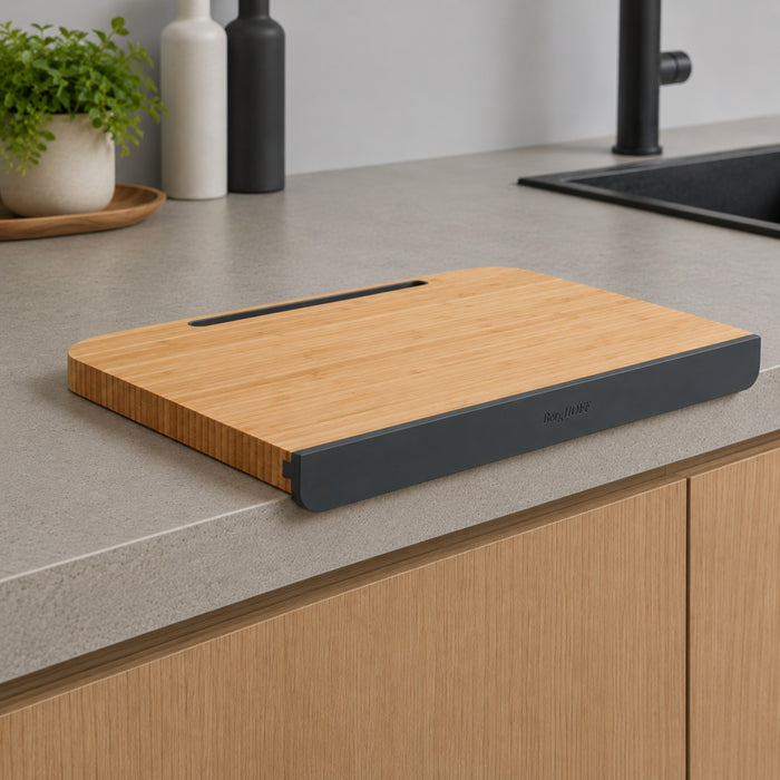 BergHOFF Elements Bamboo Cutting Board with Tablet Stand 18"