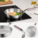 BergHOFF Elements 18/10 Stainless Steel 8" Fry Pan, Purple - Skillets & Frying Pans