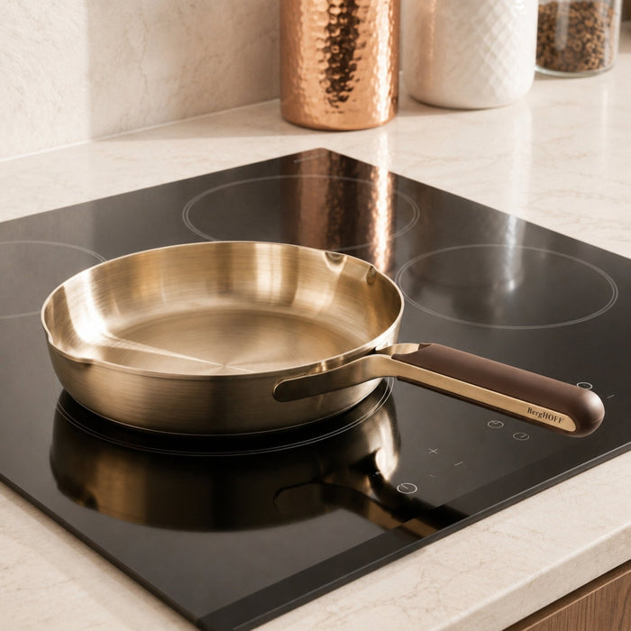 BergHOFF Elements 18/10 Stainless Steel 11" Fry Pan, Purple - Skillets & Frying Pans