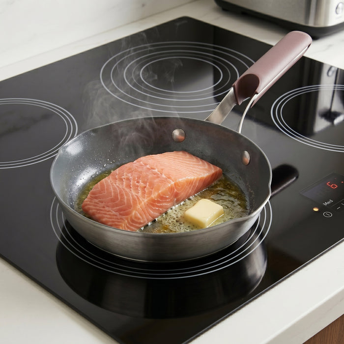BergHOFF Elements 18/10 Stainless Steel Nonstick 8" Fry Pan, Purple