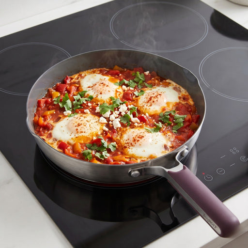 BergHOFF Elements 18/10 Stainless Steel Nonstick 11" Fry Pan, Purple - Skillets & Frying Pans