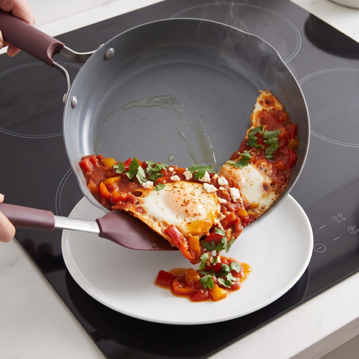 BergHOFF Elements 18/10 Stainless Steel Nonstick 11" Fry Pan, Purple