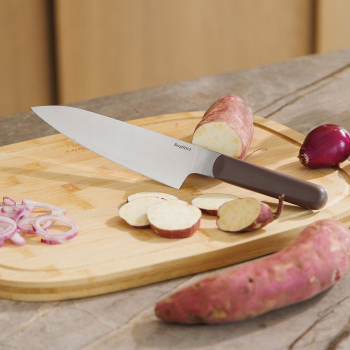 Image 3 of Elements Stainless Steel 8" Chef's Knife, Purple