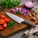 Image 4 of Elements Stainless Steel 8" Chef's Knife, Purple