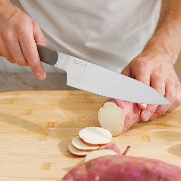 Image 5 of Elements Stainless Steel 8" Chef's Knife, Purple