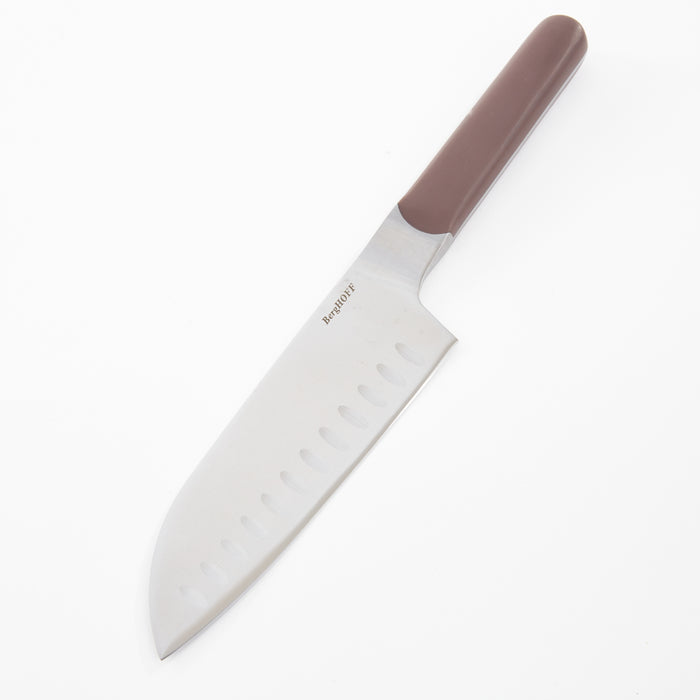 BergHOFF Elements Stainless Steel 6.5" Santoku Knife, Purple