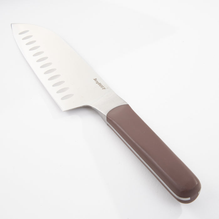 BergHOFF Elements Stainless Steel 6.5" Santoku Knife, Purple