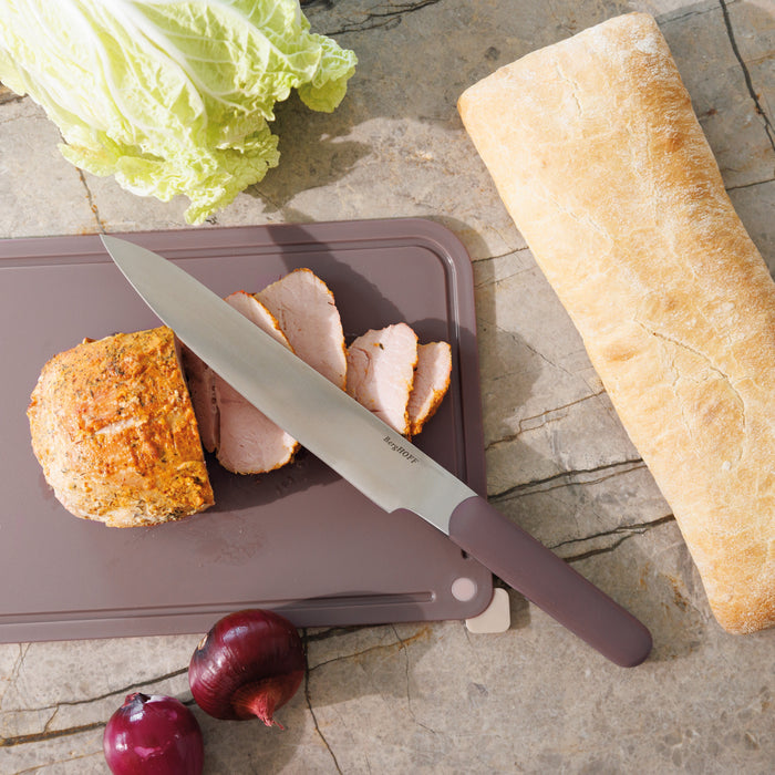 BergHOFF Elements Stainless Steel 7.5" Carving Knife, Purple