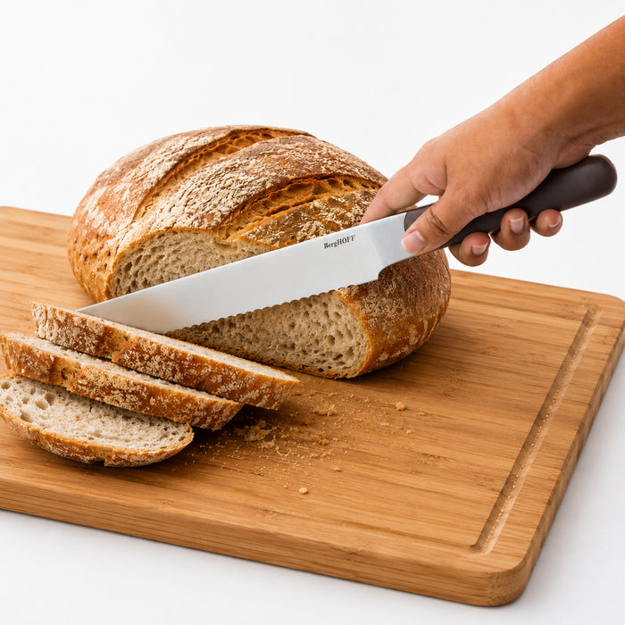 BergHOFF Elements Stainless Steel 8" Bread Knife, Purple