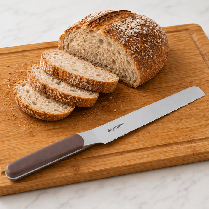BergHOFF Elements Stainless Steel 8" Bread Knife, Purple