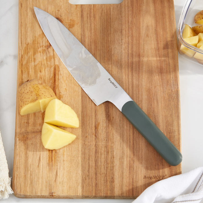 Image 1 of Elements Stainless Steel 8" Chef's Knife, Green